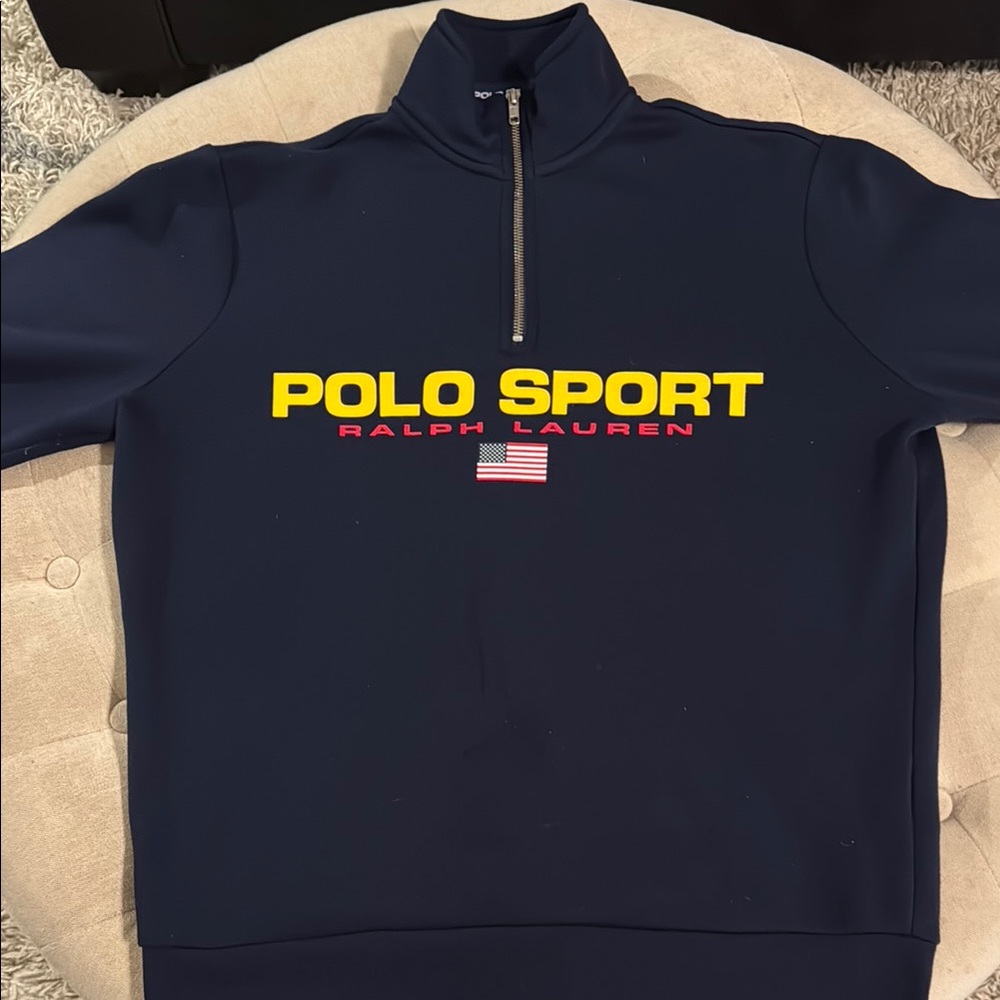 Polo Sport Ralph Lauren Navy Half-Zip Sweatshirt